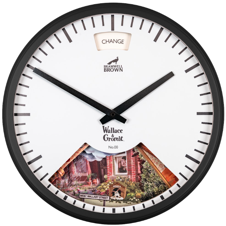 Wallace & Gromit Weather Art Clock