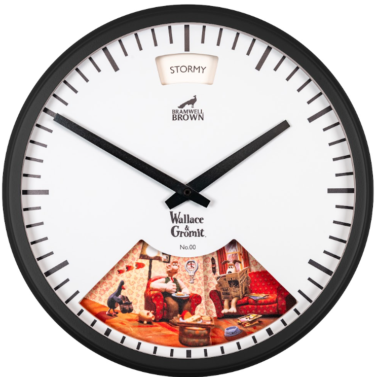Wallace & Gromit Weather Art Clock