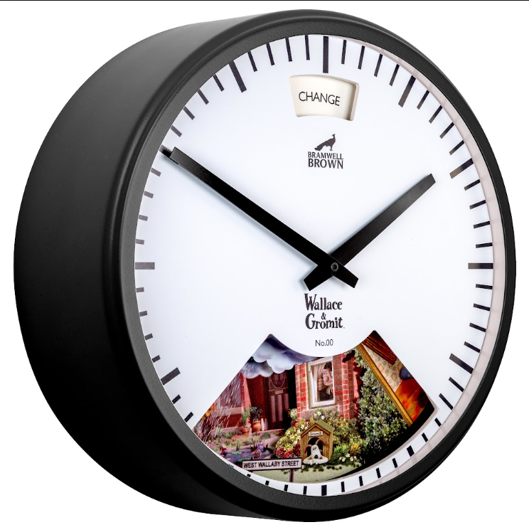 Wallace & Gromit Weather Art Clock