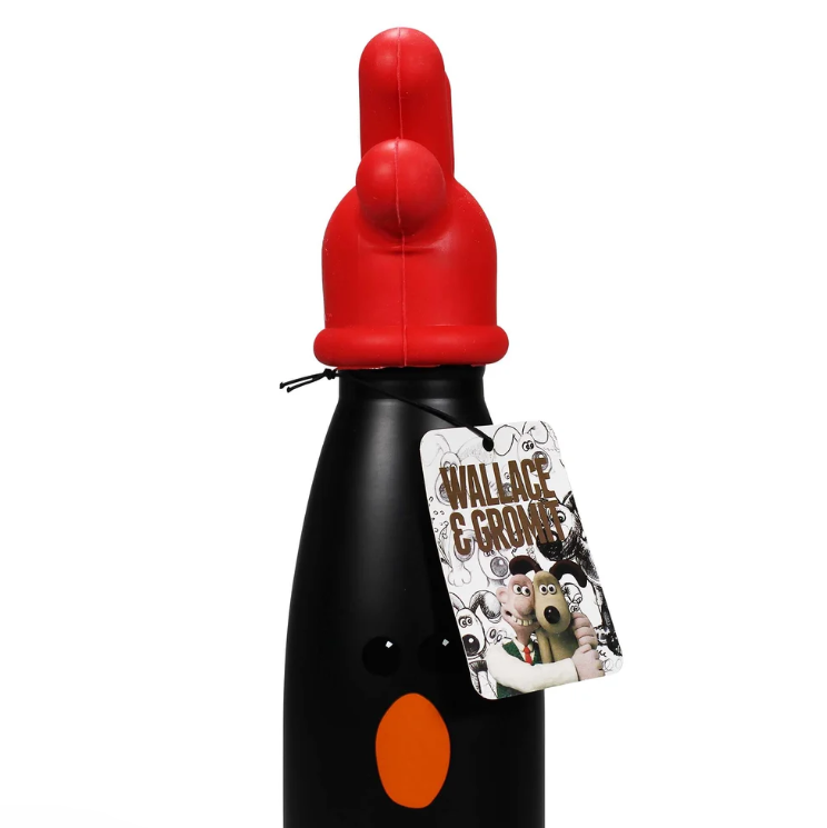Feathers McGraw 3D Metal Water Bottle – 500ml | Wallace & Gromit