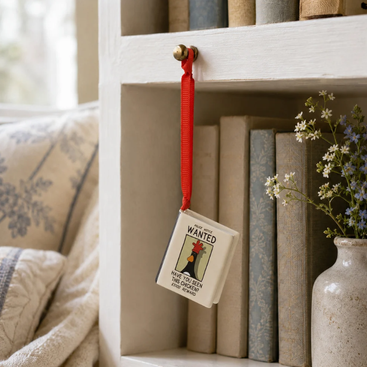 Feathers McGraw Book Hanging Decoration – Wallace & Gromit