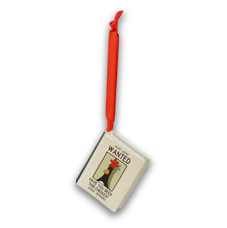 Feathers McGraw Book Hanging Decoration – Wallace & Gromit