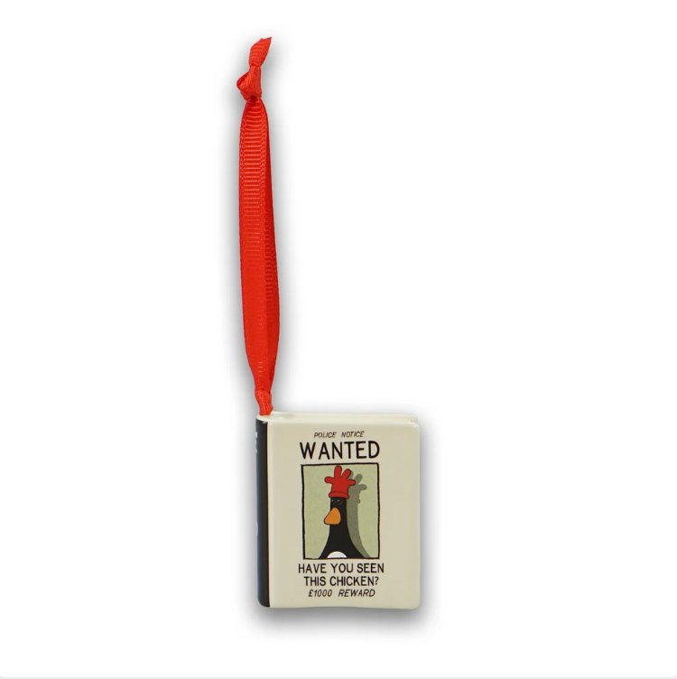 Feathers McGraw Book Hanging Decoration – Wallace & Gromit