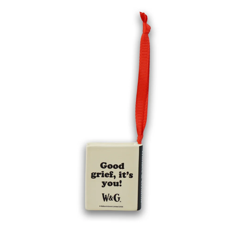 Feathers McGraw Book Hanging Decoration – Wallace & Gromit