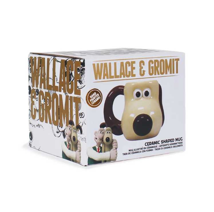 Gromit Shaped Mug, Boxed – Wallace & Gromit
