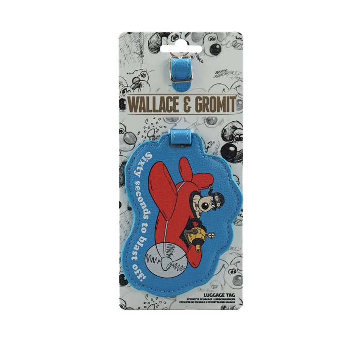 Gromit Shaped PU Luggage Tag – Wallace & Gromit