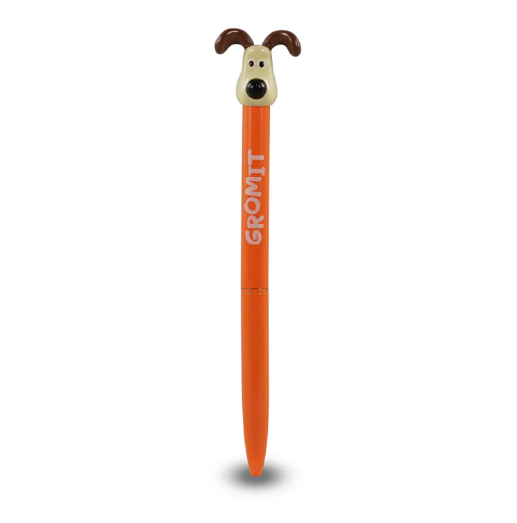 Gromit Metal Pen with 3D Topper – Wallace & Gromit