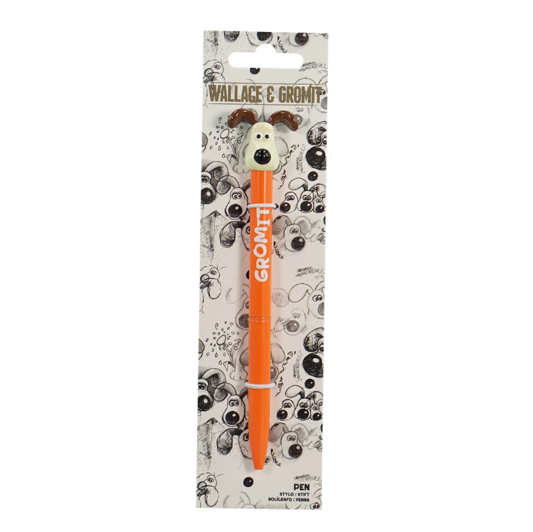 Gromit Metal Pen with 3D Topper – Wallace & Gromit