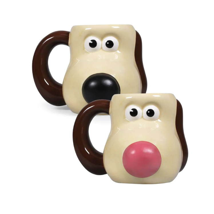 Gromit Shaped Heat-Changing Mug – Wallace & Gromit