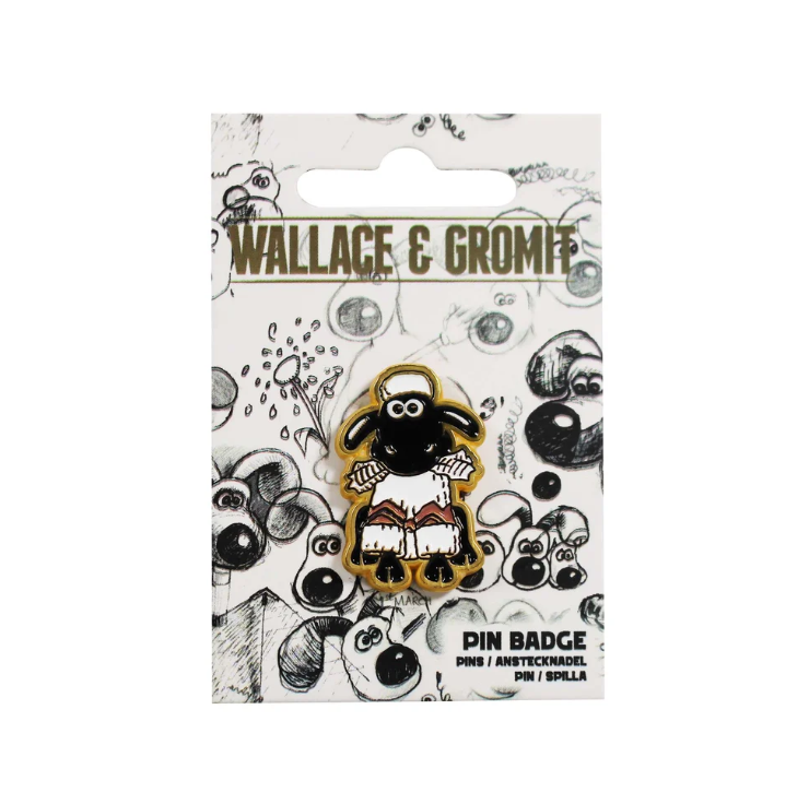 Shaun the Sheep Pin Badge – Wallace & Gromit