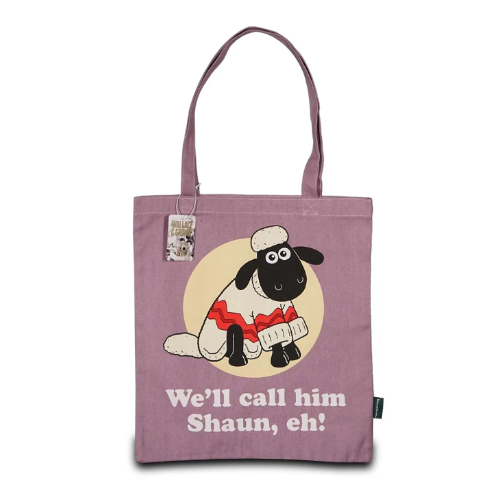 Shaun the Sheep Recycled Cotton Shopper Bag – Wallace & Gromit