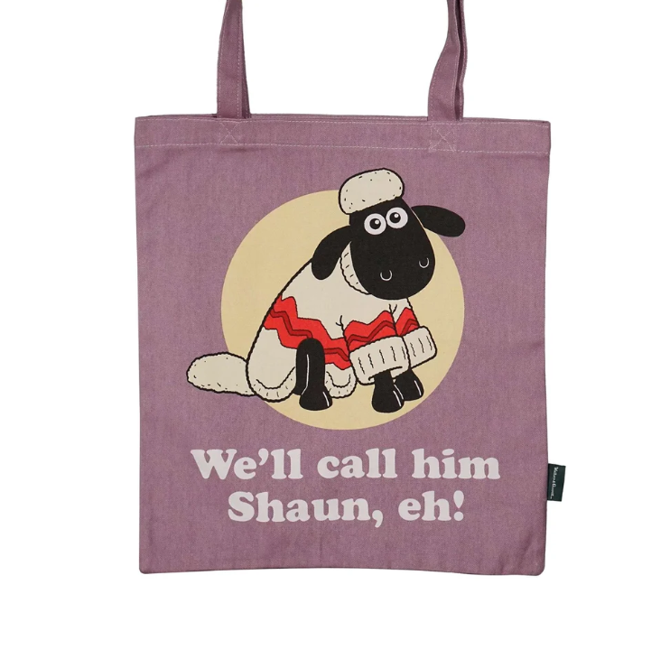 Shaun the Sheep Recycled Cotton Shopper Bag – Wallace & Gromit