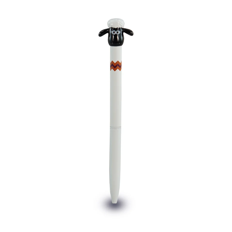 Shaun the Sheep Metal Pen with 3D Topper – Wallace & Gromit