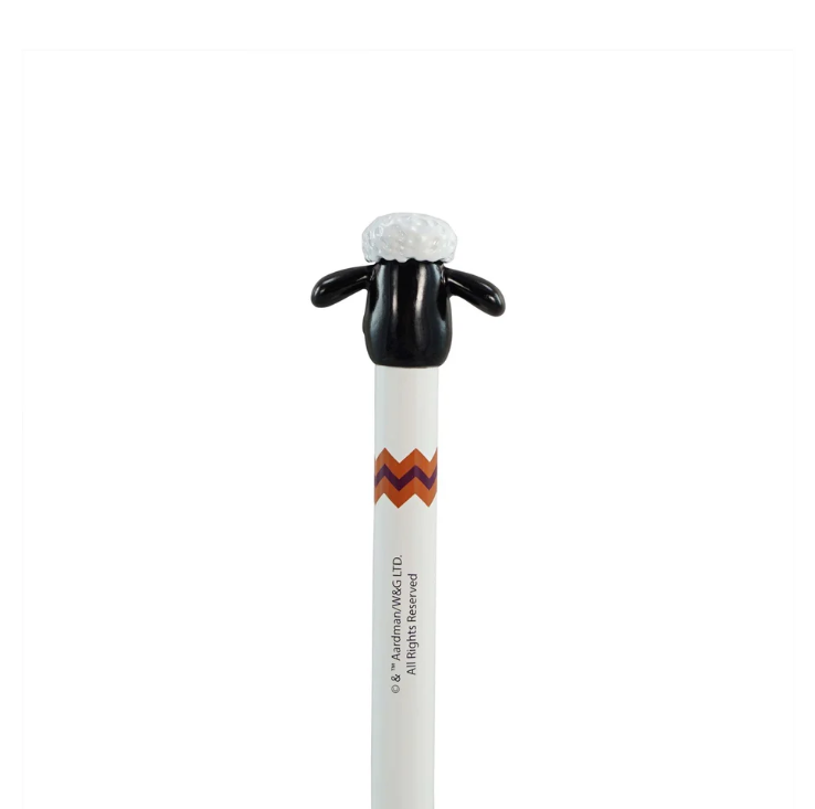Shaun the Sheep Metal Pen with 3D Topper – Wallace & Gromit