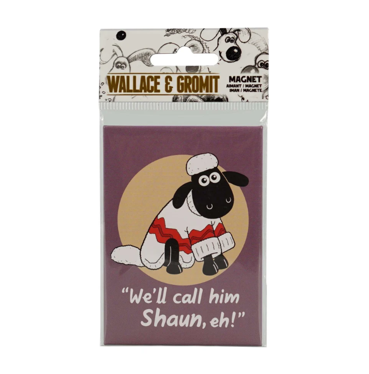 Shaun the Sheep Metal Magnet – Wallace & Gromit