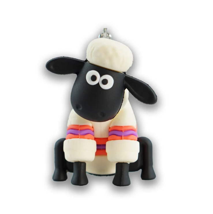 Shaun the Sheep PVC Keyring – Wallace & Gromit
