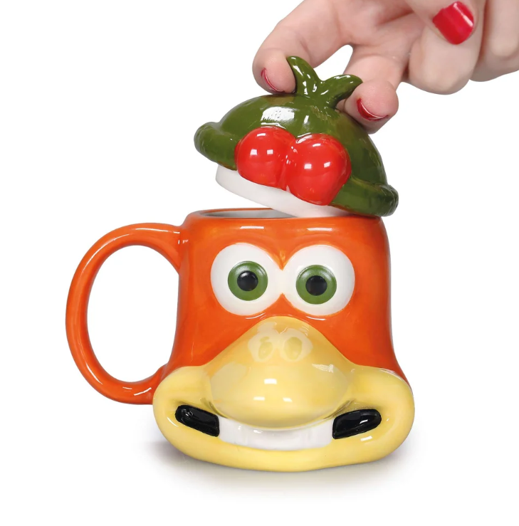 Chicken Run Ginger Shaped Mug with Lid – 300ml