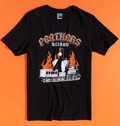 Wallace & Gromit Feathers McGraw Rock Black T-Shirt