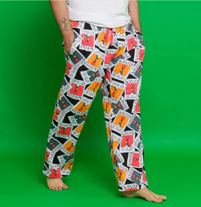 Wallace & Gromit Feathers McGraw Wanted Lounge Pants