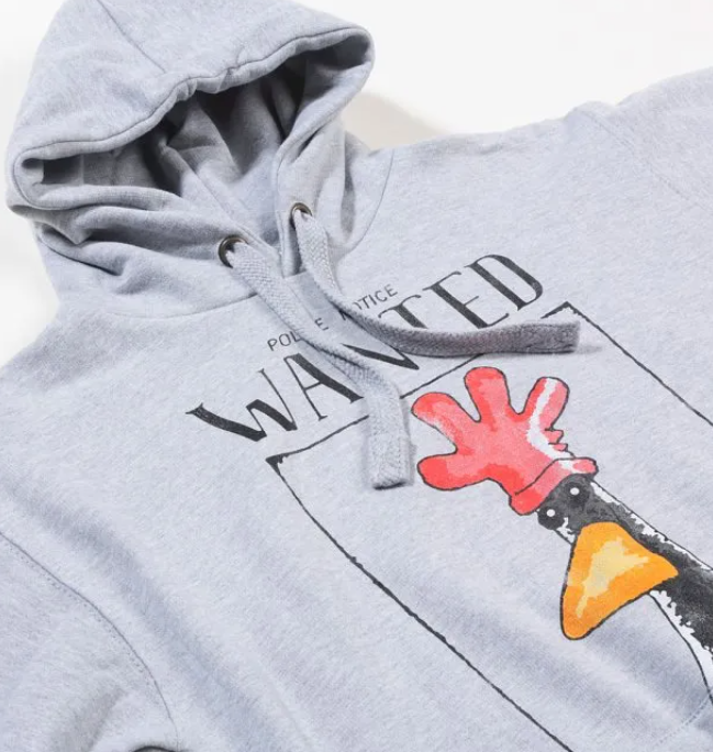 Wallace & Gromit Feathers McGraw Wanted Poster Hoodie