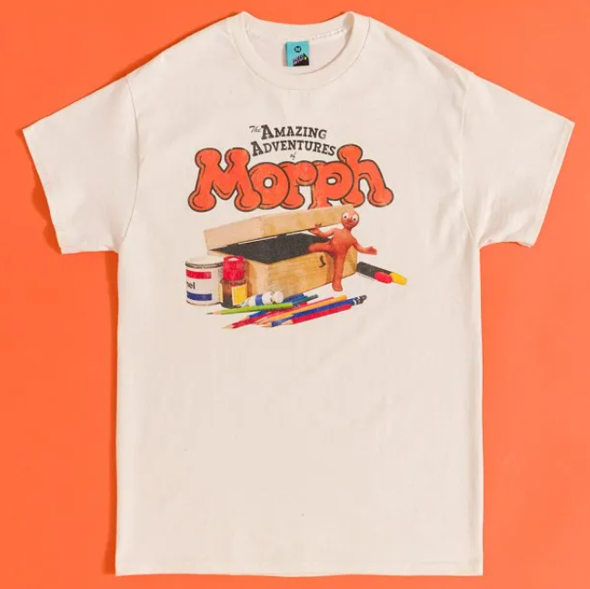 Aardman The Amazing Adventures Of Morph Natural T-Shirt