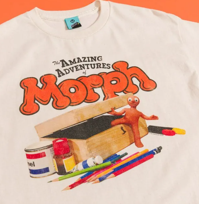 Aardman The Amazing Adventures Of Morph Natural T-Shirt