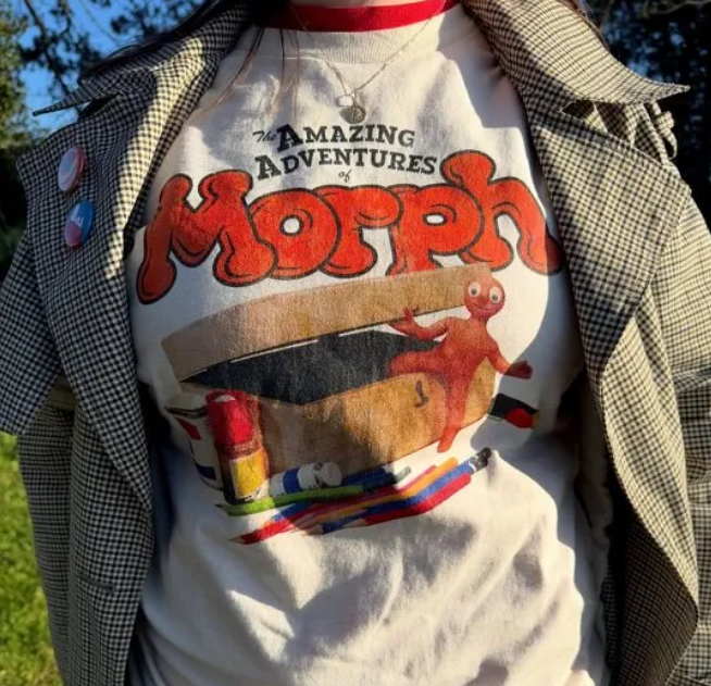 Aardman The Amazing Adventures Of Morph Natural T-Shirt