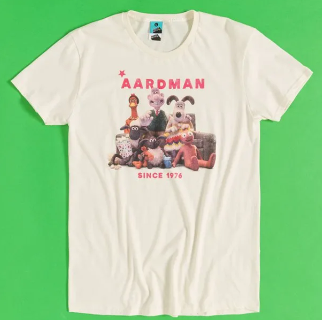Aardman Since 1976 Natural T-Shirt