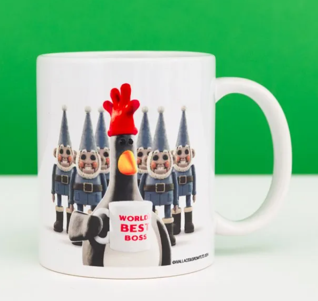 Wallace & Gromit Vengeance Most Fowl World'S Best Boss White Mug