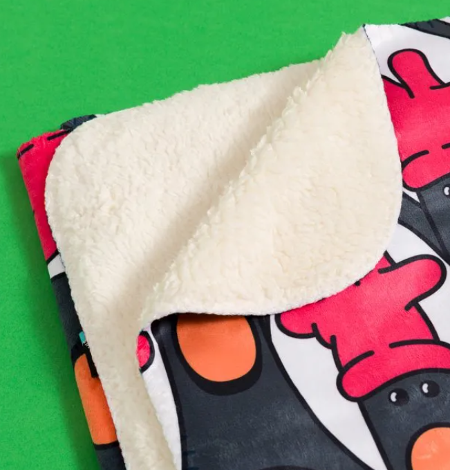 Wallace & Gromit Feathers McGraw Fleece Throw