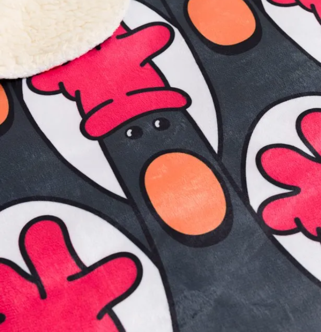 Wallace & Gromit Feathers McGraw Fleece Throw