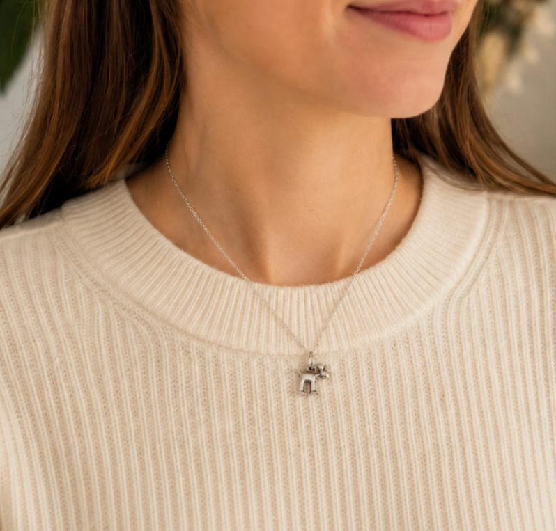 Standing Gromit Necklace (Sterling Silver)