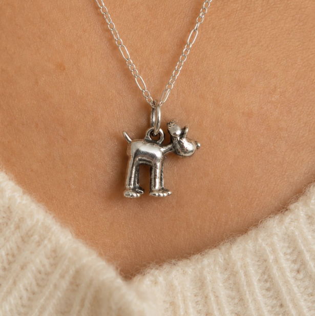 Standing Gromit Necklace (Sterling Silver)