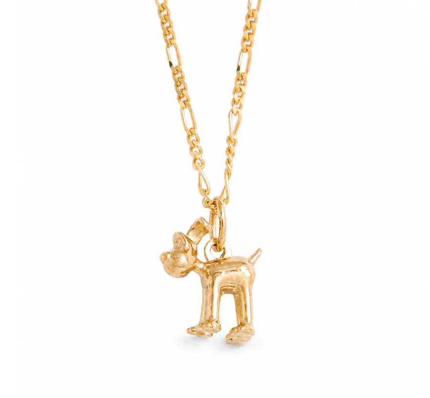 Standing Gromit Necklace (18ct Gold Vermeil)