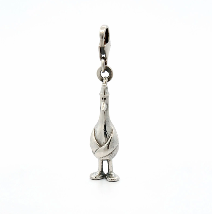 Standing Feathers McGraw Necklace (Sterling Silver)