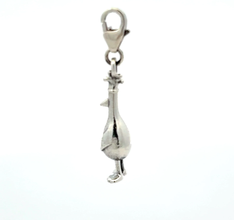 Standing Feathers McGraw Necklace (Sterling Silver)