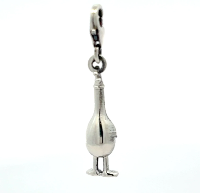 Standing Feathers McGraw Necklace (Sterling Silver)