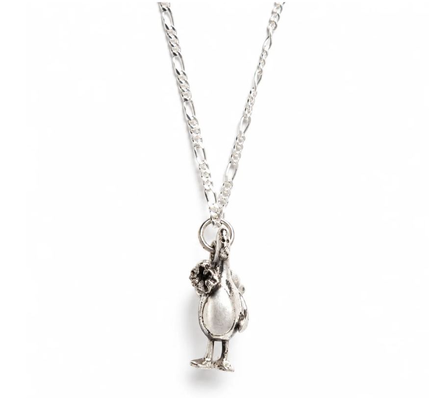 Wrong Trousers Feathers McGraw Necklace (Sterling Silver)
