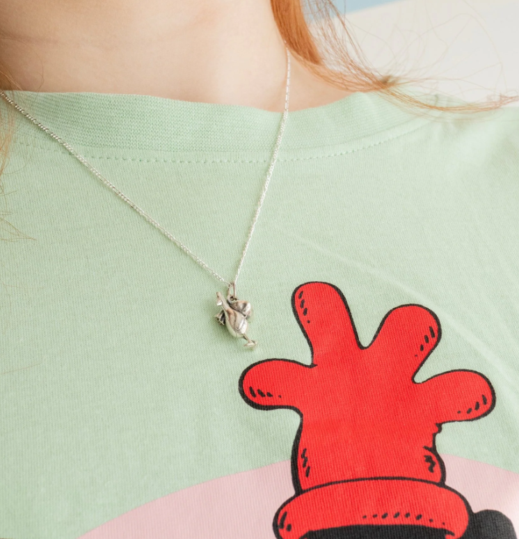 Wrong Trousers Feathers McGraw Necklace (Sterling Silver)