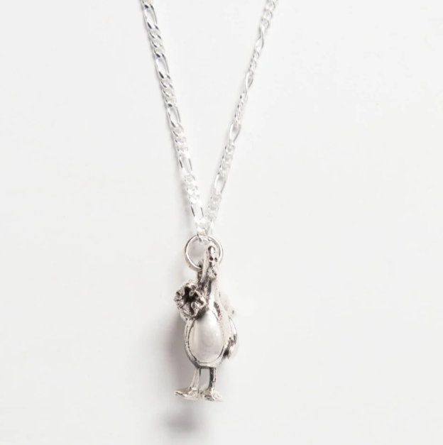 Wrong Trousers Feathers McGraw Necklace (Sterling Silver)
