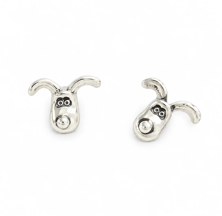 Gromit Stud Earrings (Sterling Silver)