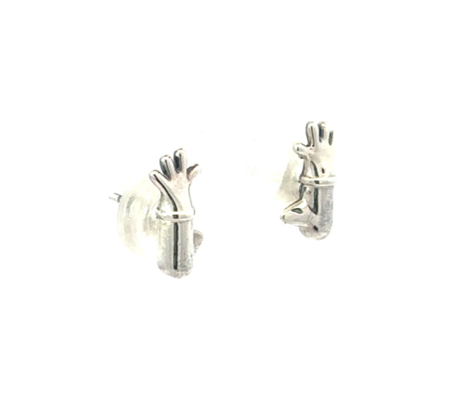 Feathers McGraw Stud Earrings (Sterling Silver)