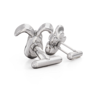 Wallace and Gromit Dynamic Duo Cufflinks (Sterling Silver)