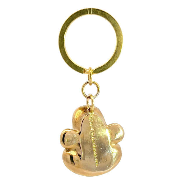 Wallace Head 3D Brass Keyring