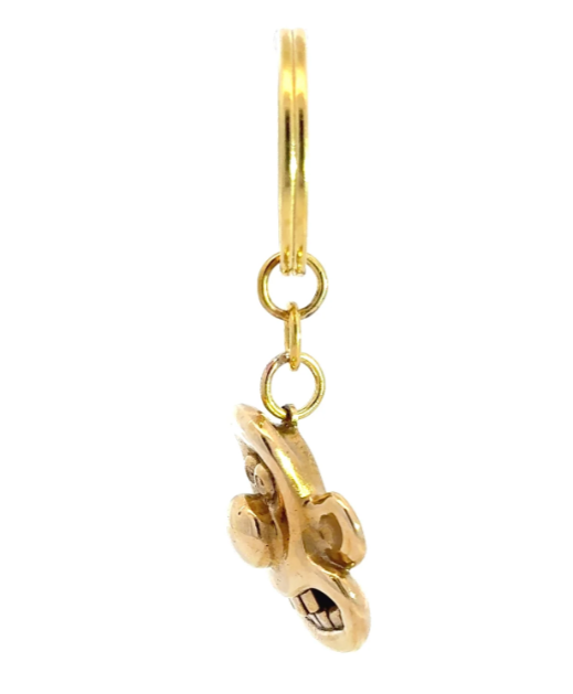 Wallace Head 3D Brass Keyring