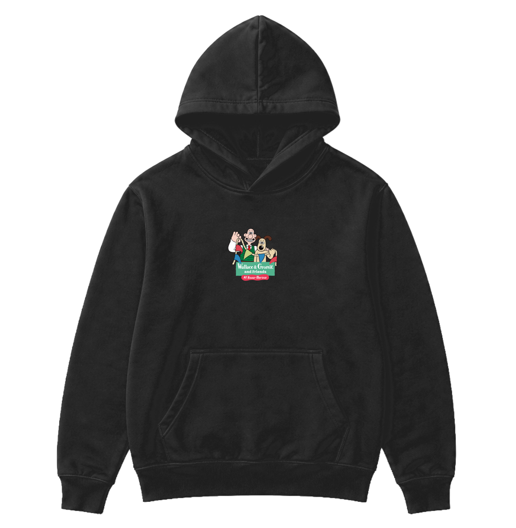 Wallace & Gromit Baaa-ttersea Black Hoodie
