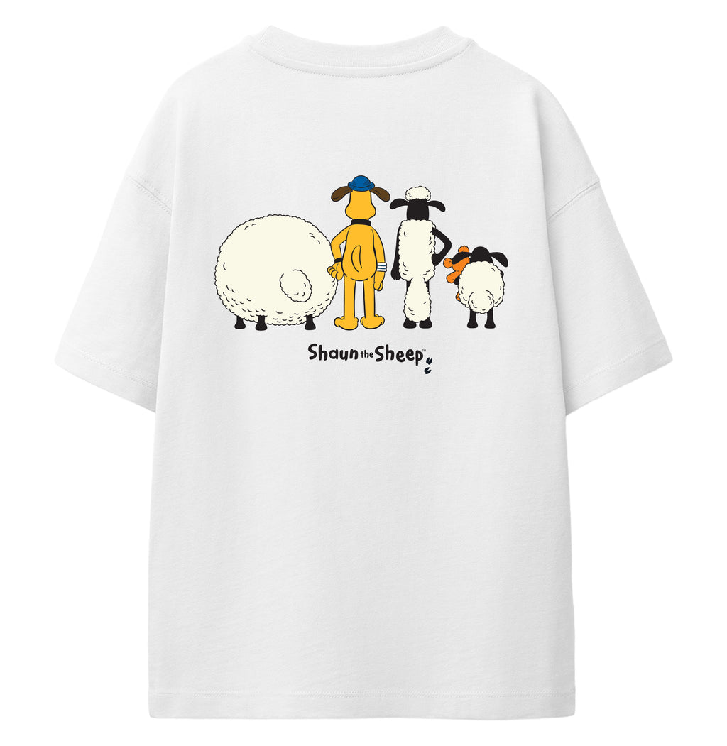Shaun the Sheep Kids’ White T-Shirt